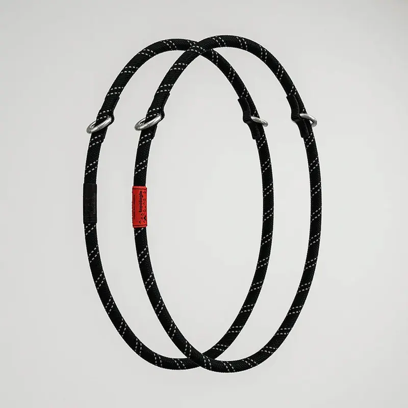 10mm Rope Loop Black Reflective (set de 2)