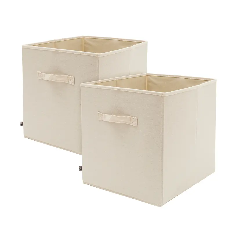 2 cajas almacenaje plegables