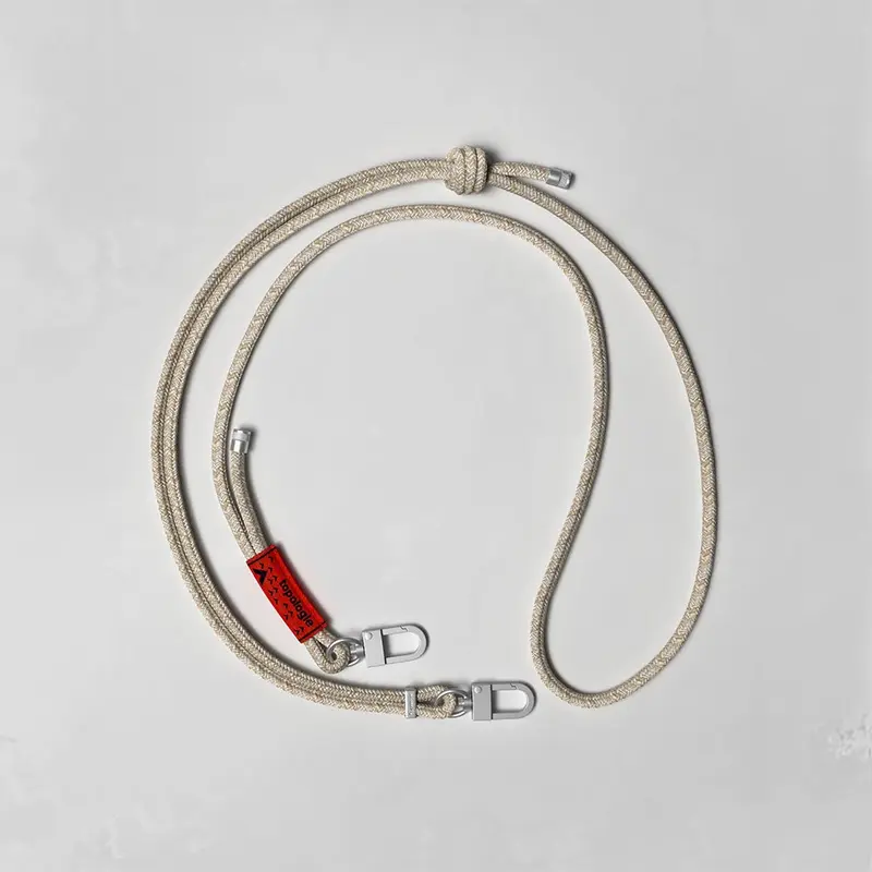 6.0mm Rope Strap Beige Melange