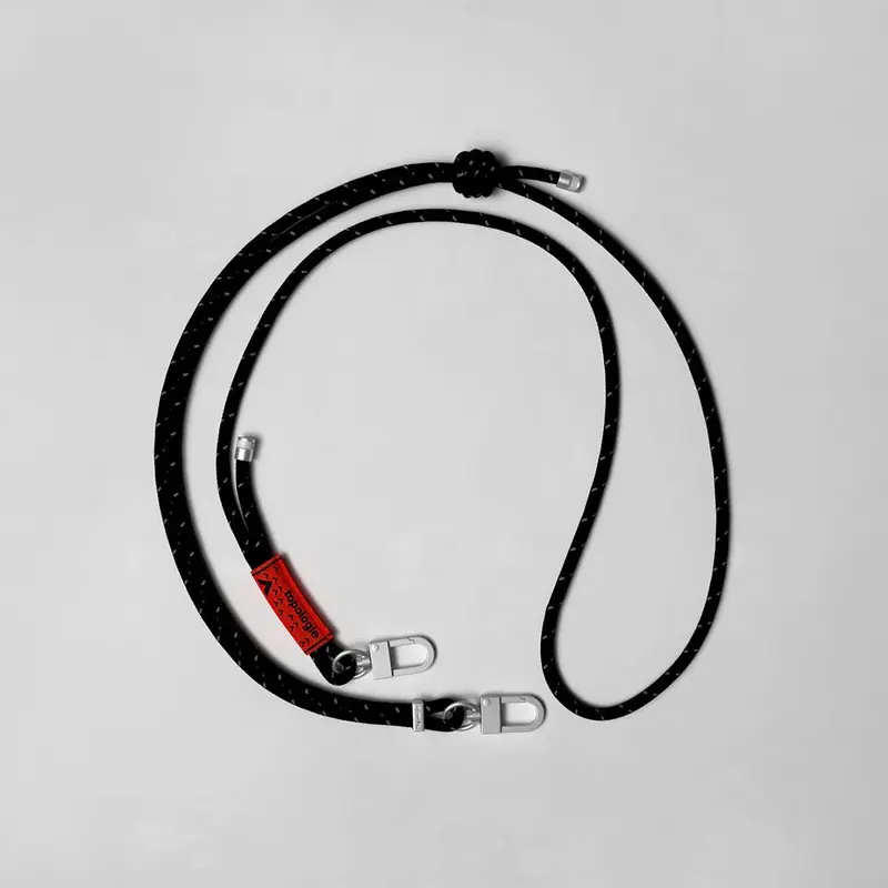 6.0mm Rope Strap Black Reflective