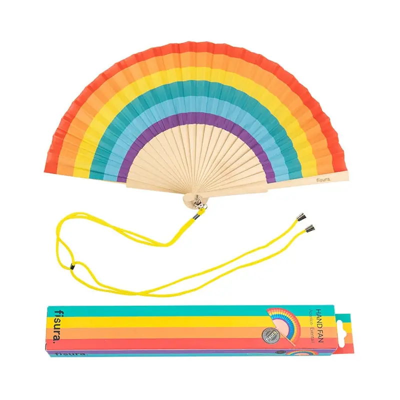 Abanico "Arcoiris"