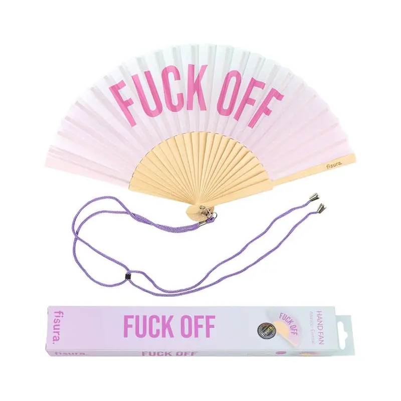 Abanico "Fuck off" degradado