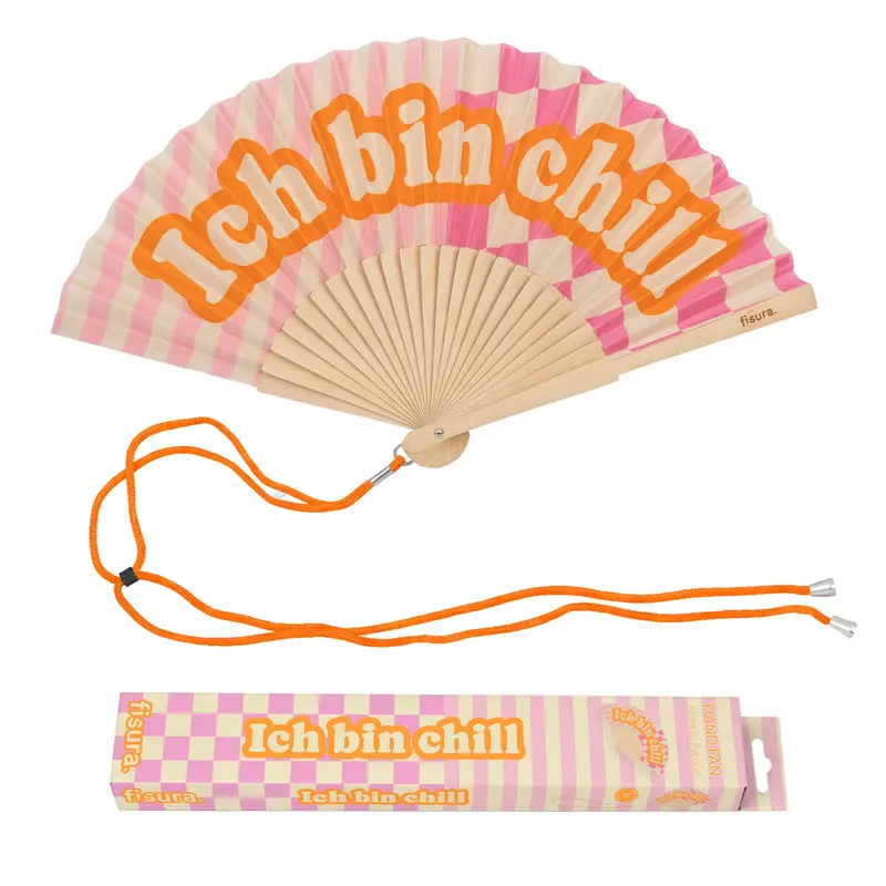 Abanico "Ich bin chill"