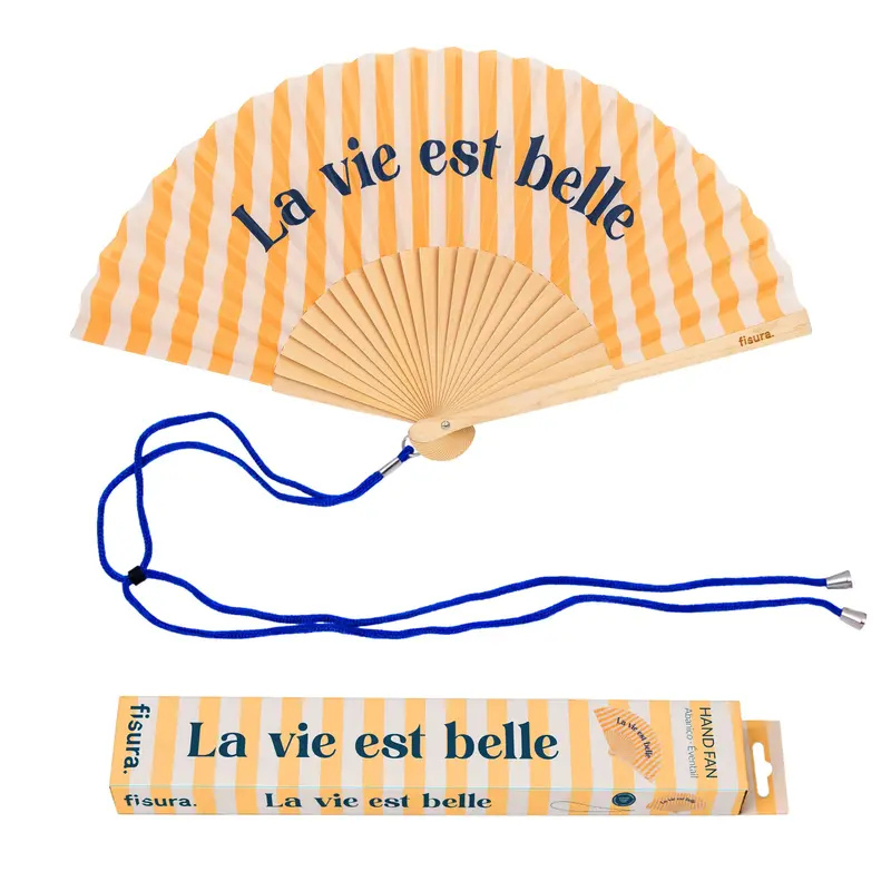 Abanico “La vie est belle”