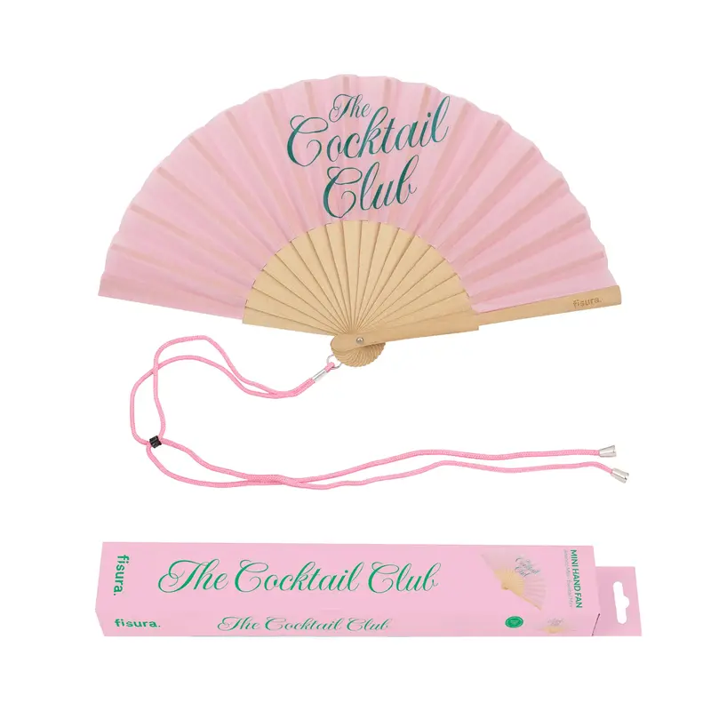 Abanico mini "The cocktail club"