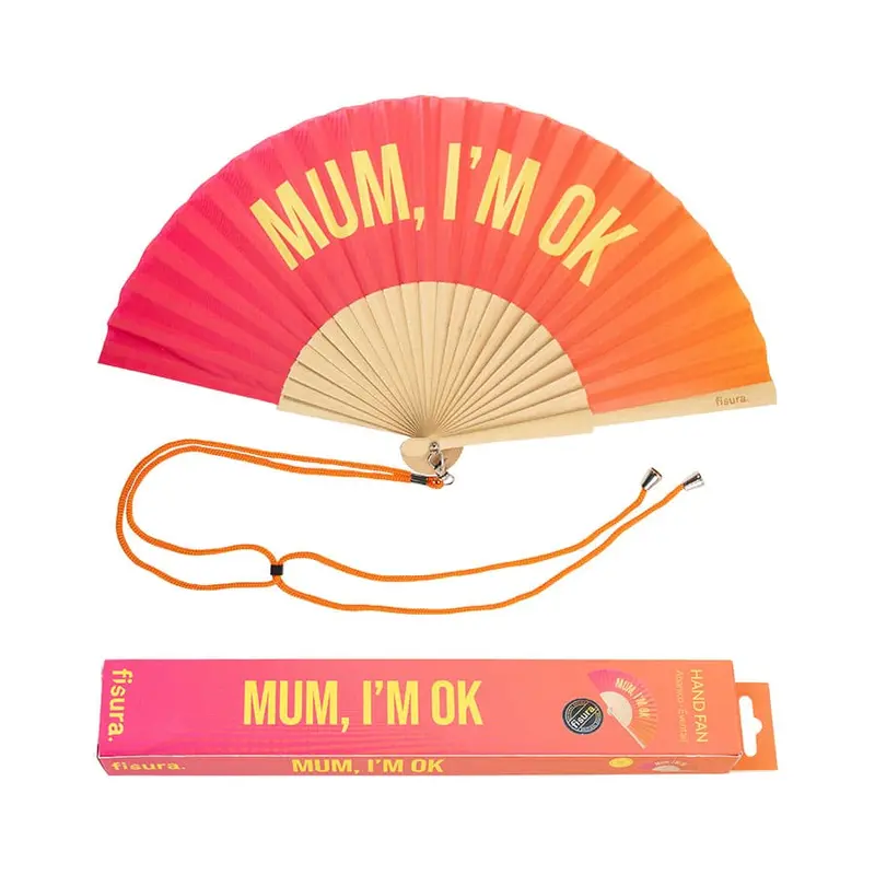 Abanico "Mum, I'm ok" degradado