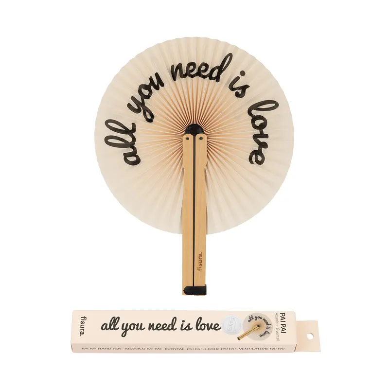 Abanico pai pai “all you need is love”