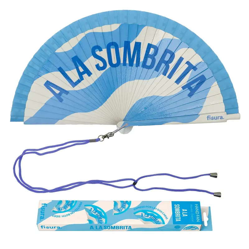 Abanico pintado “A la sombrita”