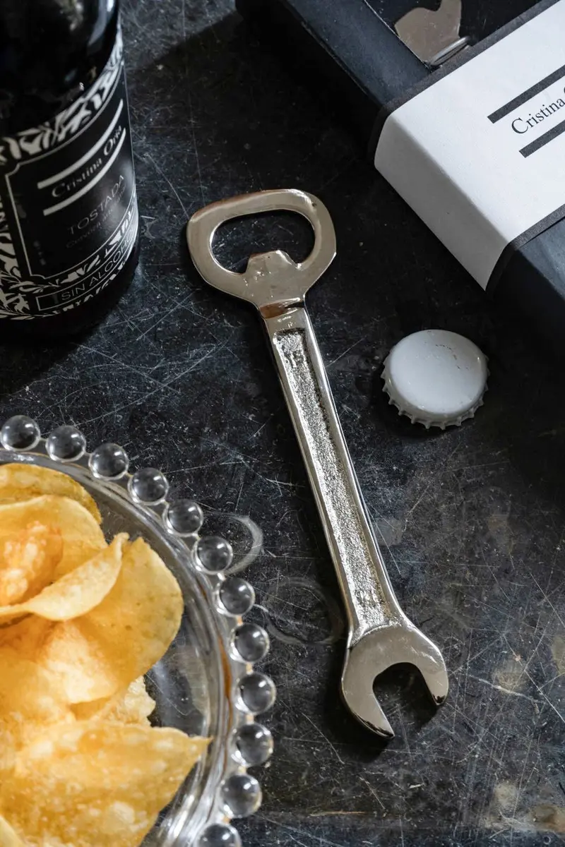 Abridor De Botellas Con Diseño De Llave Inglesa