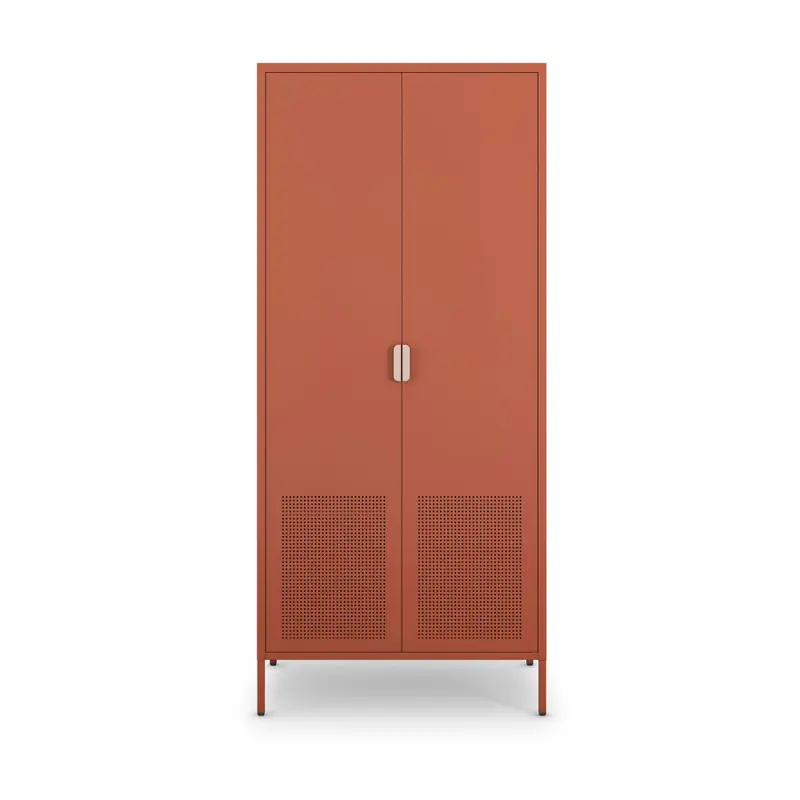ADEL - Armario metálico de 2 puertas, altura 180 cm