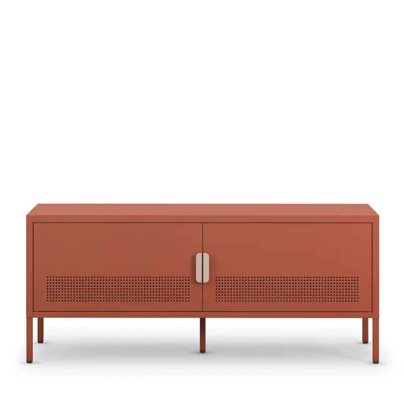 ADEL - Mueble de TV de metal de 120 cm