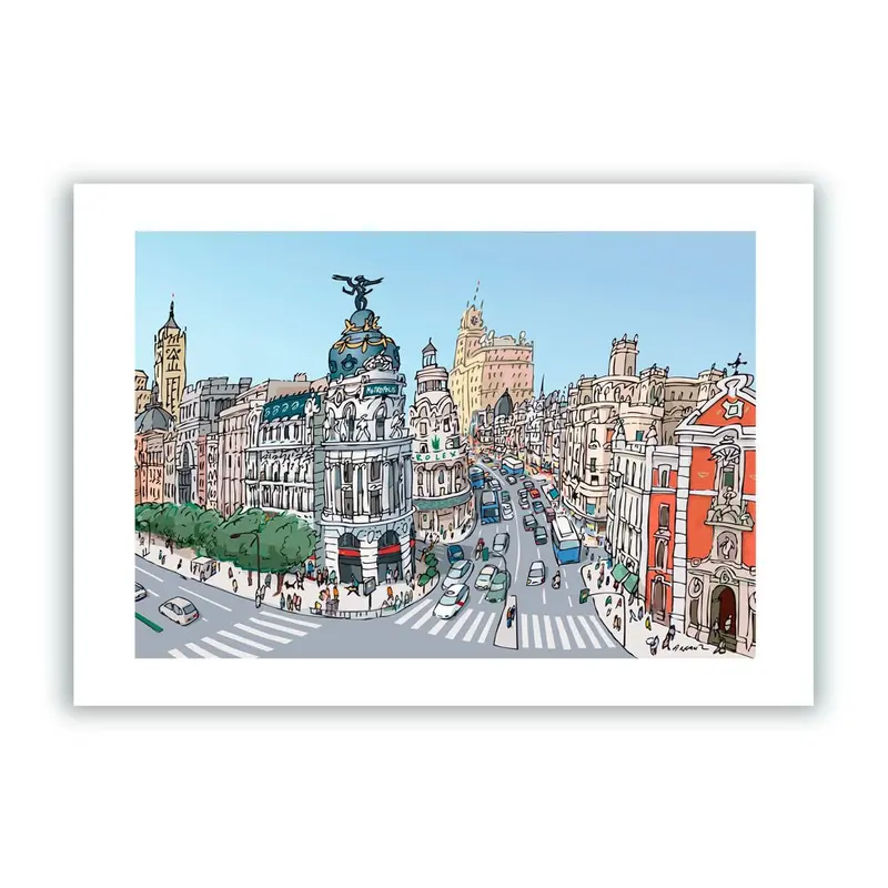 Alcalá - Gran Vía Impresión Giclée
