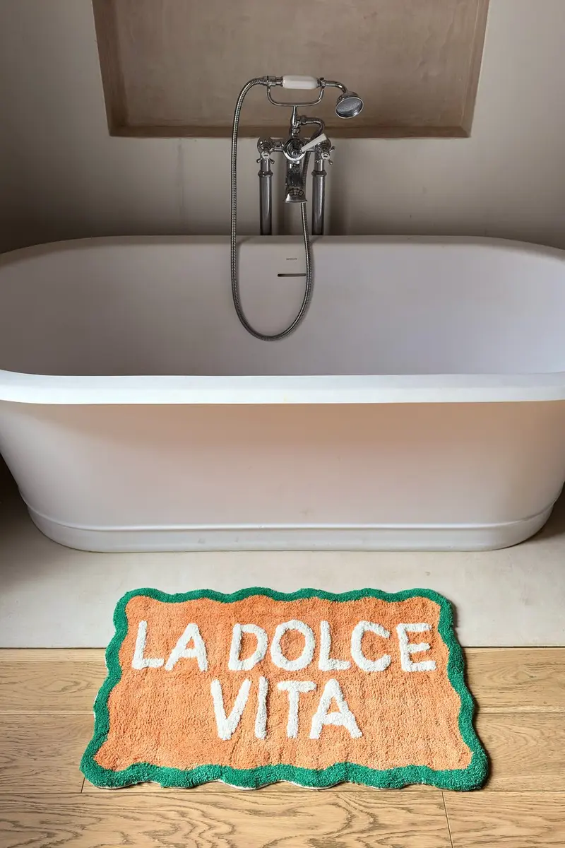 Alfombra De Baño Diseño "Dolce Vita"