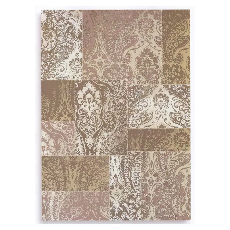 Alfombra de diseño Fendi beige tostado