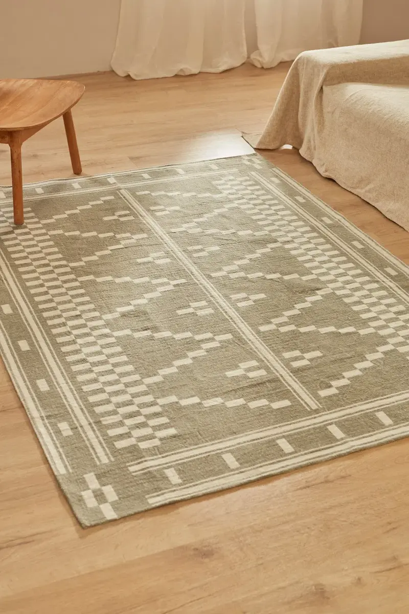 Alfombra suave con estampado étnico Farim
