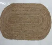Alfombra yute ovalada