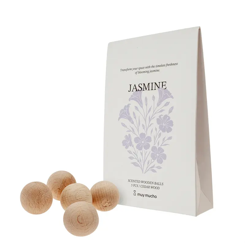 Ambientador de Cedro Jazmín Pack 5 Bolas Aromáticas