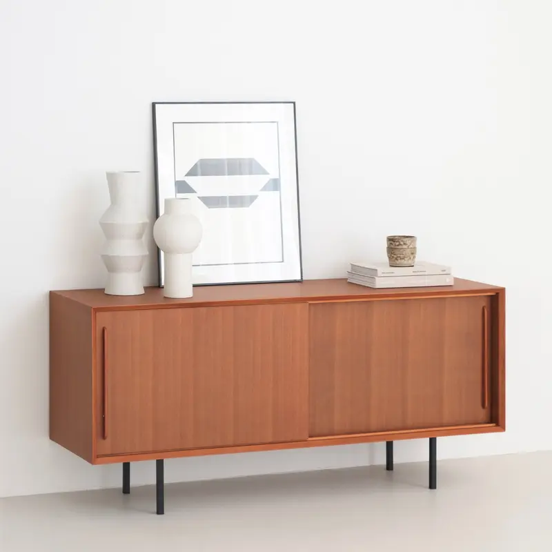 Aparador de madera Vintage - Teca - Oskar - 150cm