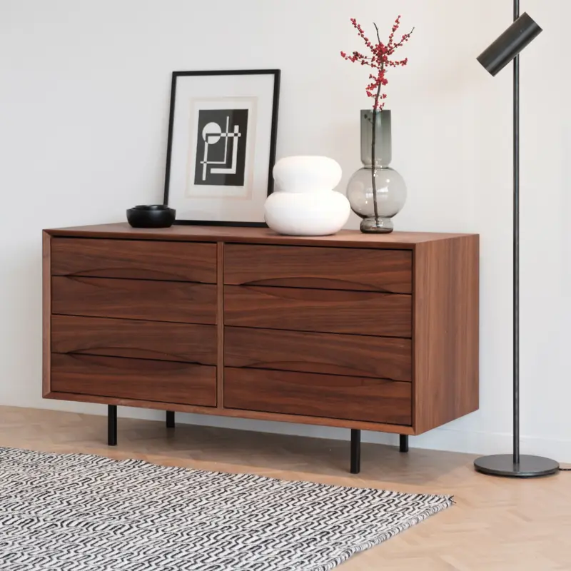Aparador vintage Blend - Nogal - 120 cm