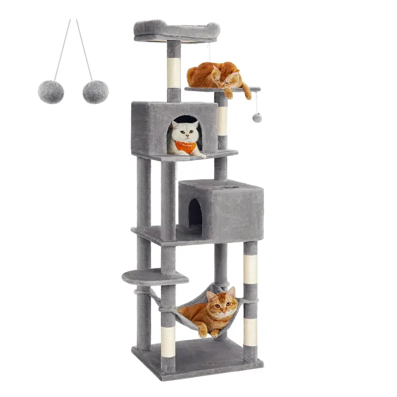 Árbol de Gatos Gris Claro