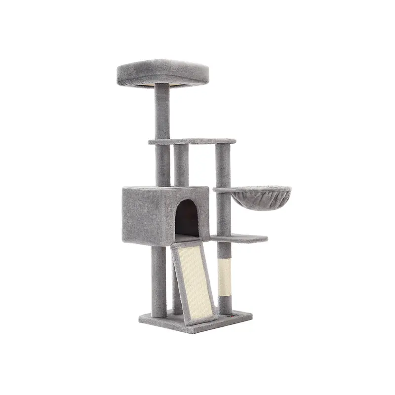 Árbol para Gatos Pequeños gris claro