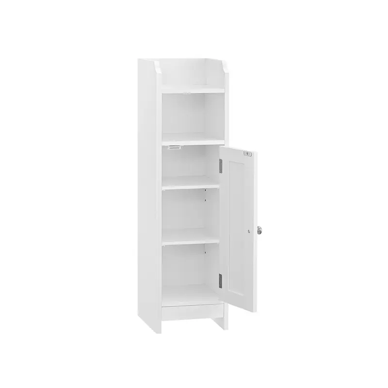 Armario de Baño Estantes Ajustables Blanco