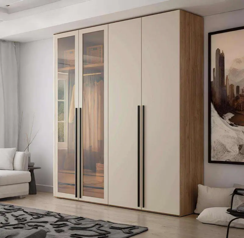 Armario dormitorio LUCCA 4 puertas, 2 toffe mod. 1