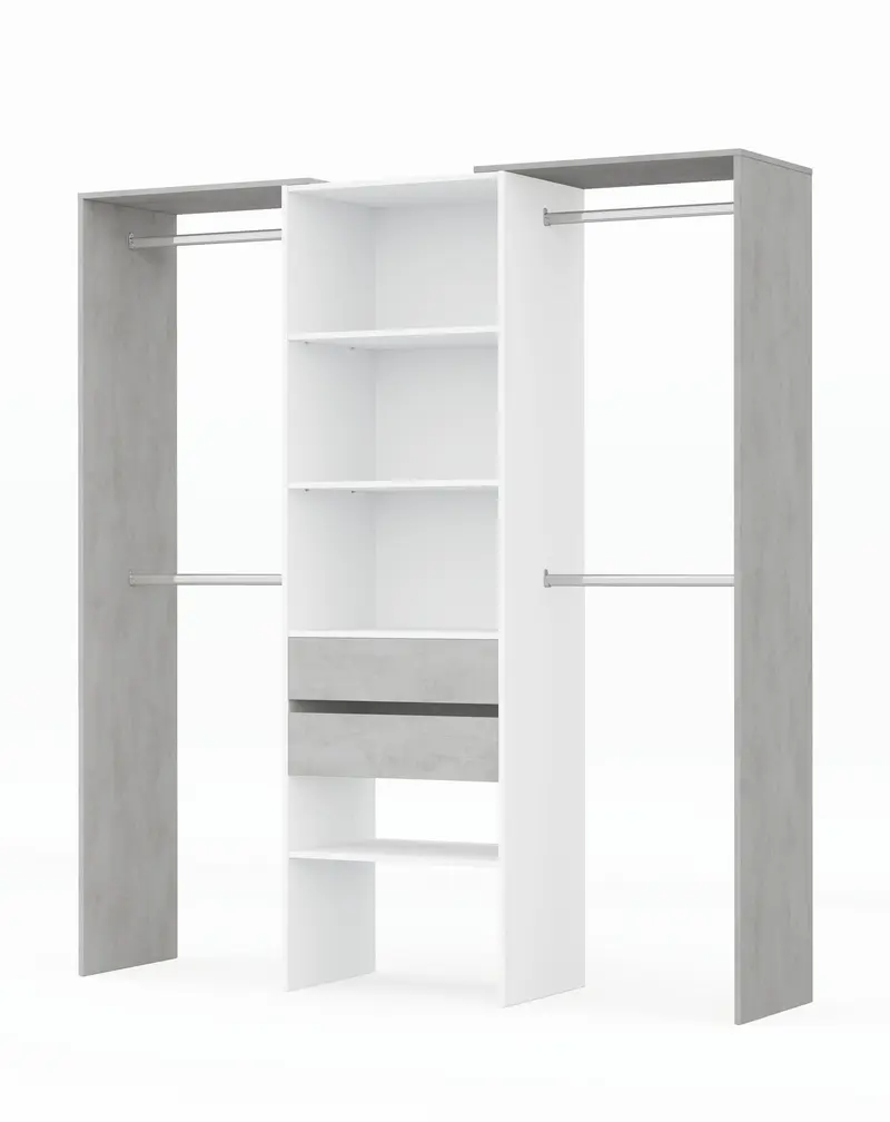 Armario-Vestidor con Estanteria Jens 179cm