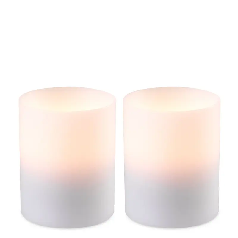 Artificial Candle ø 10 x H. 12 cm S/2