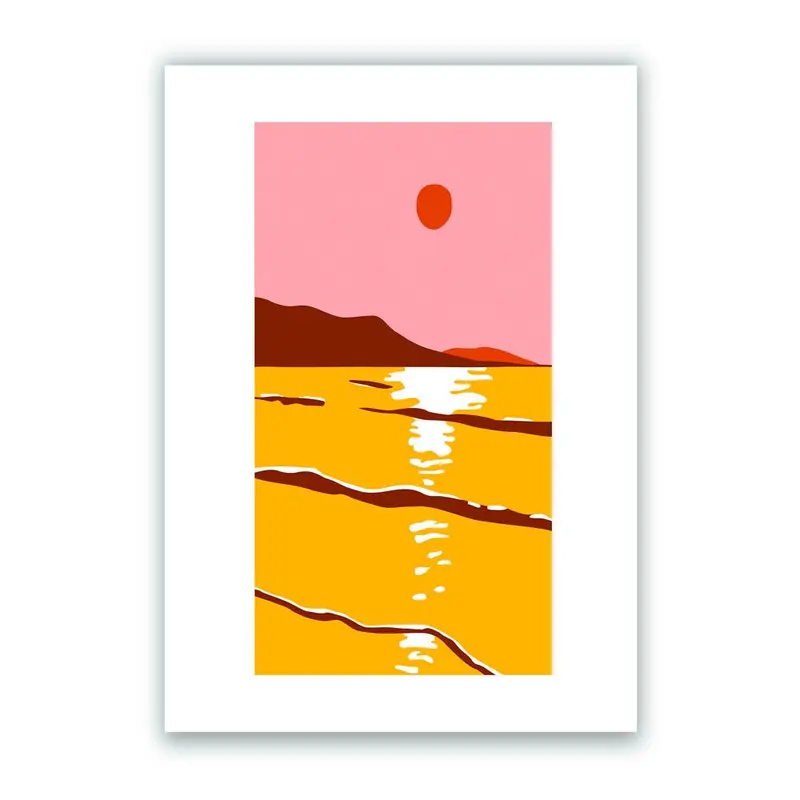 Atardecer Galicia Impresión Giclée