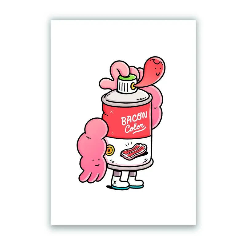 Bacon Spray Impresión Giclée