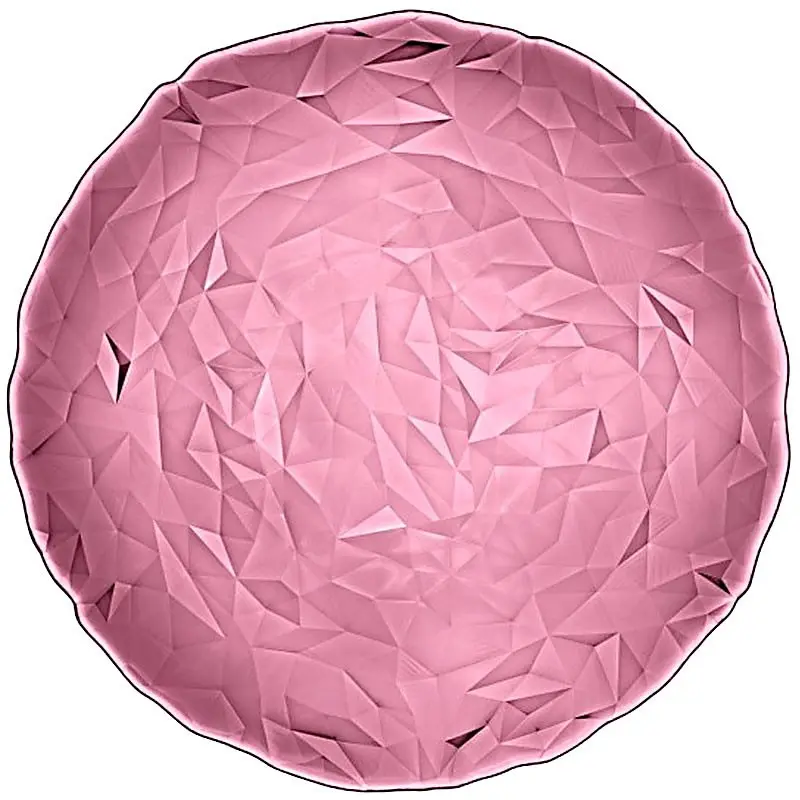 BAJO PLATO DIAMOND CHARG ROCK VIOLETA 33CM