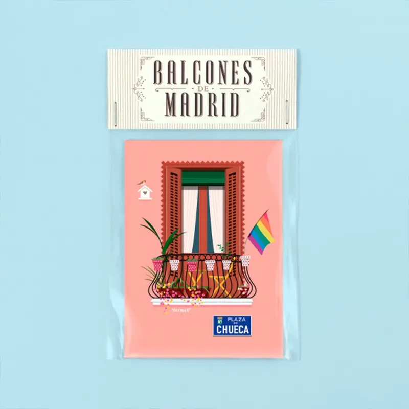 Balcones de Madrid - Plaza de Chueca Imán