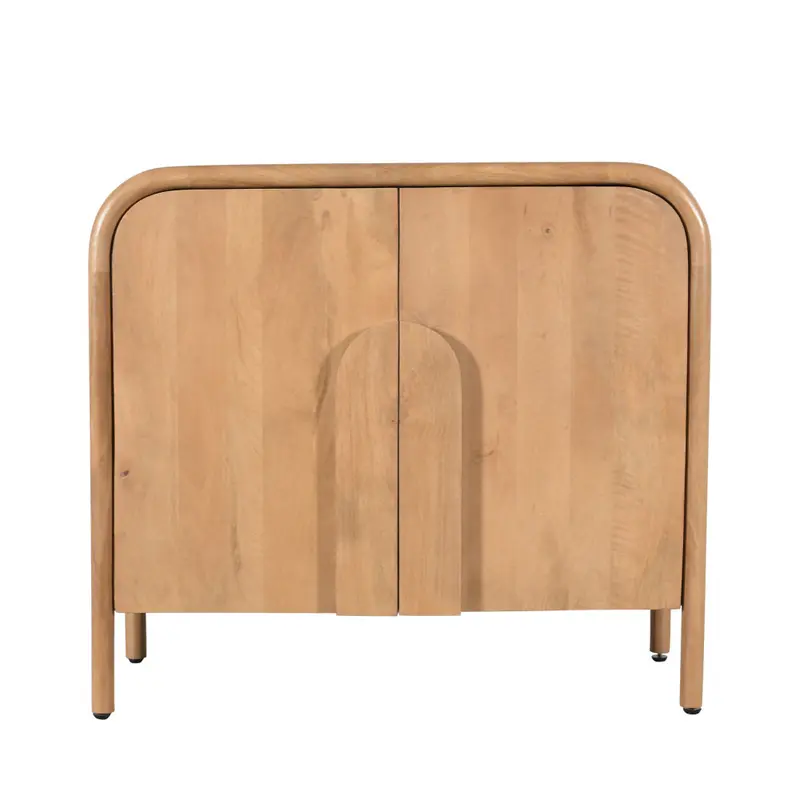 Bali - Aparador de 2 puertas en madera maciza L90cm