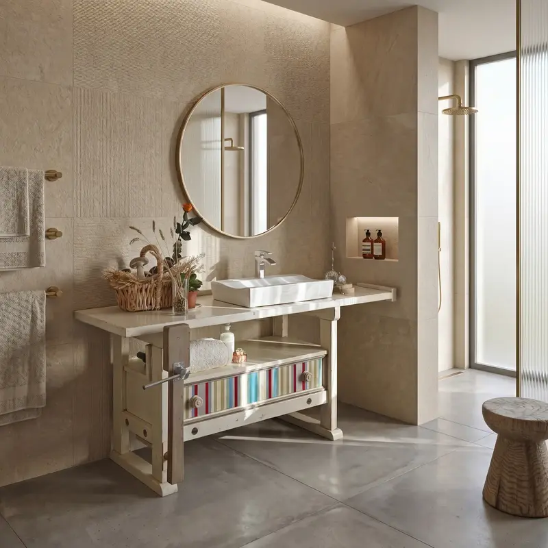 Banco Carpintero baño