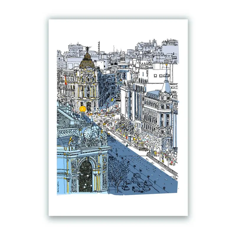 Banco de España - Gran Vía Impresión Giclée