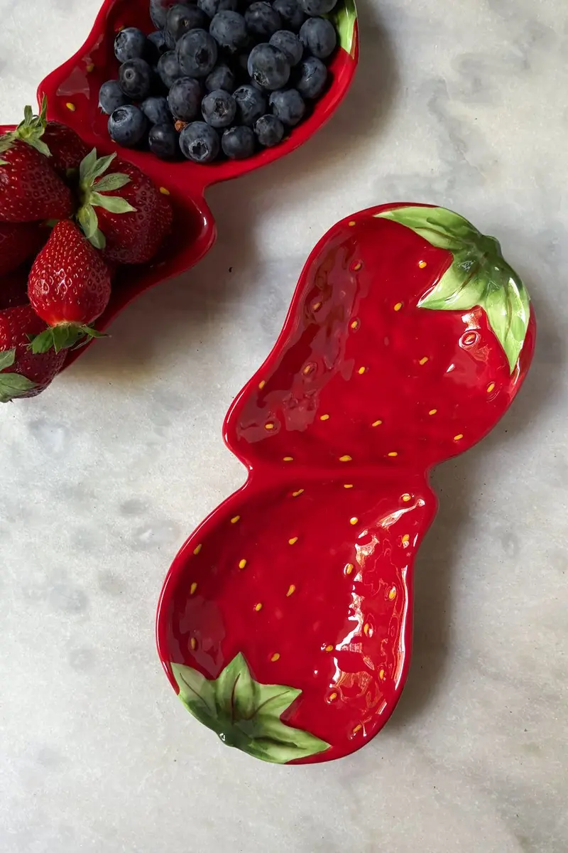 Bandeja Diseño Dos Fresas