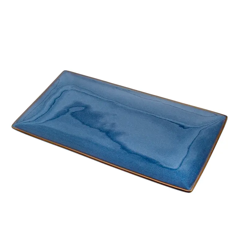 Bandeja porcelana azul