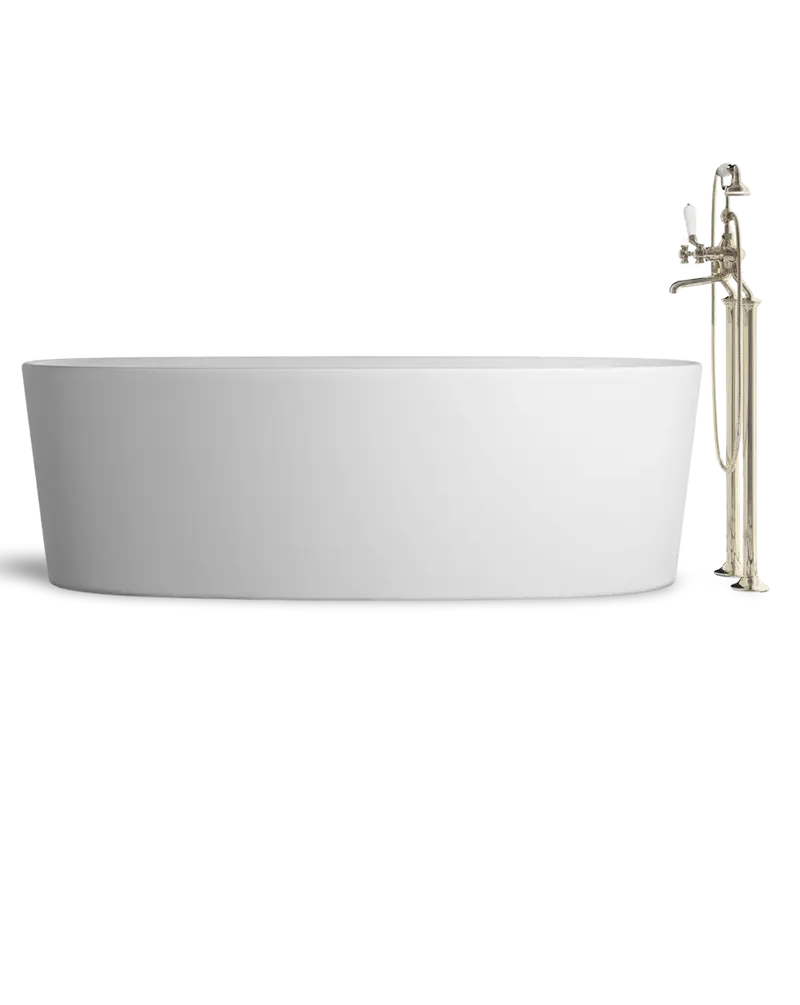 Bañera exenta Dove White Tec Plus sin zócalo
