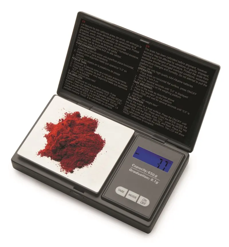 BASCULA PRECISION DE BOLSILLO 650GR