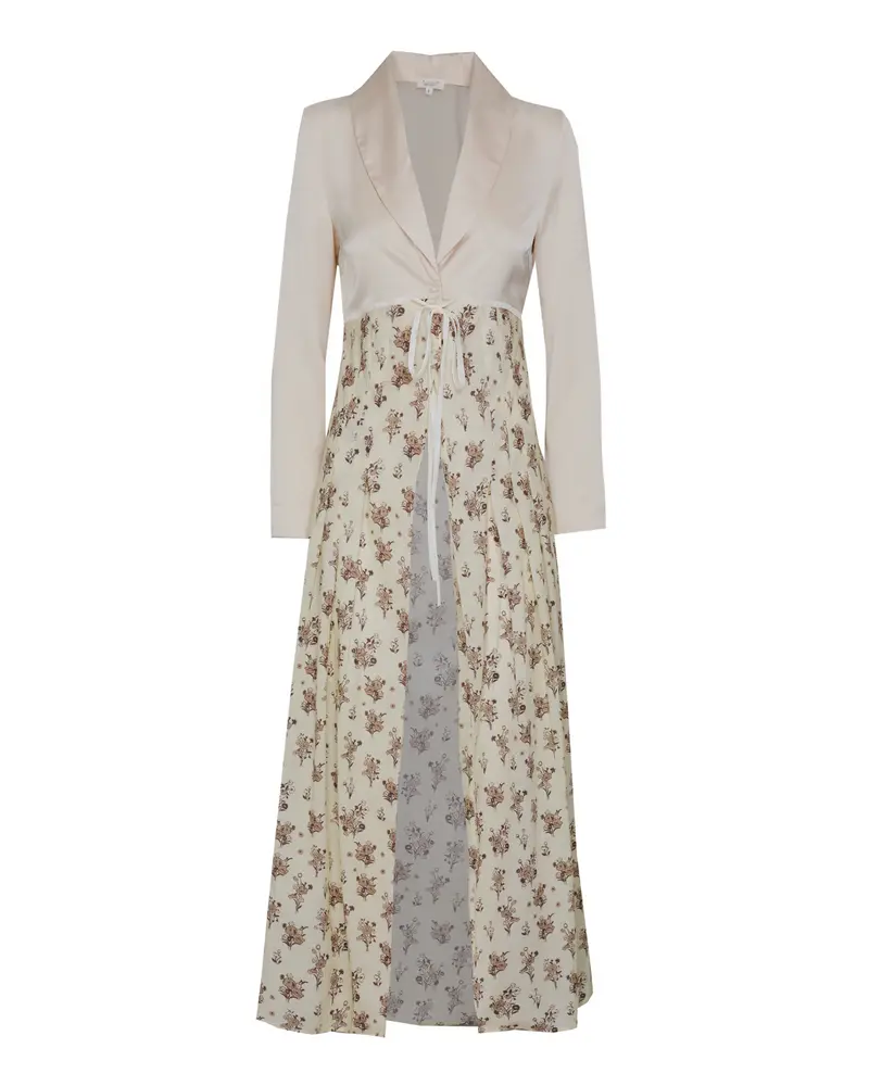 BATA VICTORIA FLORAL (BEIGE)