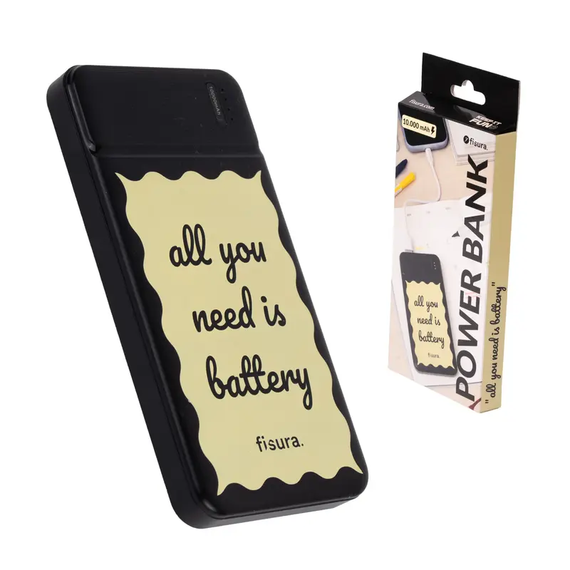 Batería portátil "All you need is battery"