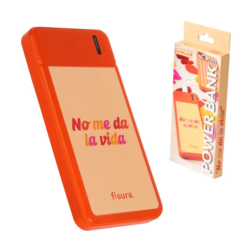 Batería portátil "No me da la vida"