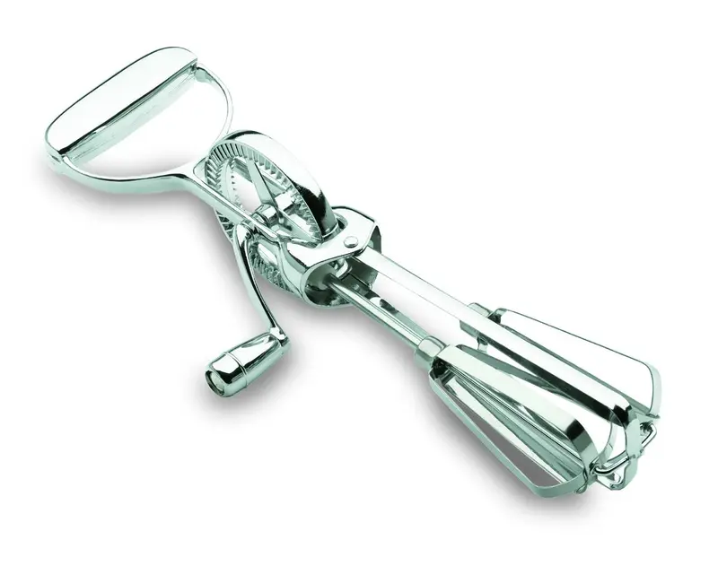 BATIDOR MANIVELA INOX