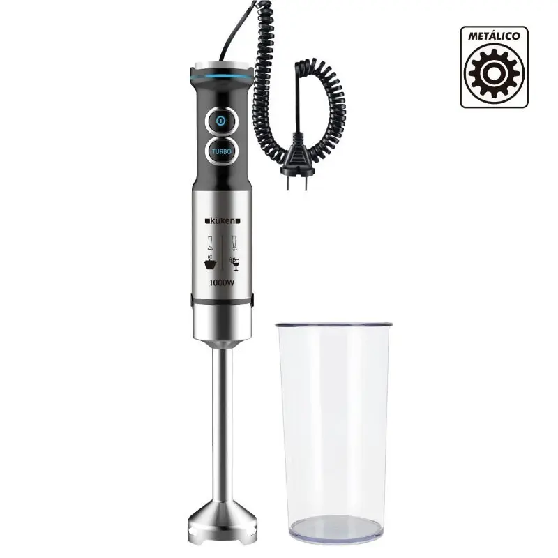 BATIDORA BRAZO 1000W C/VASO KUKEN