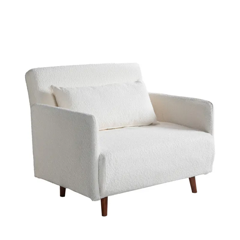 BELUSHI - Sillón cama en tela rizada