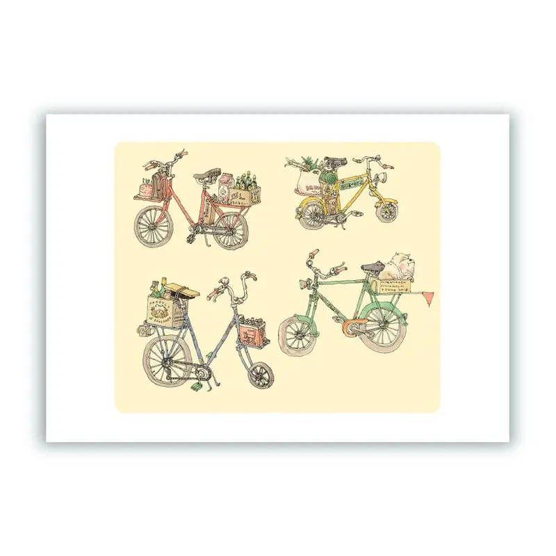 Bicycles Impresión Giclée