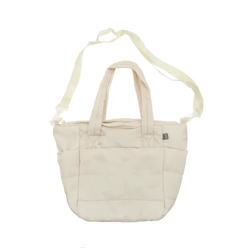 Bolsa Beige Acolchada 33 × 25 × 15 cm