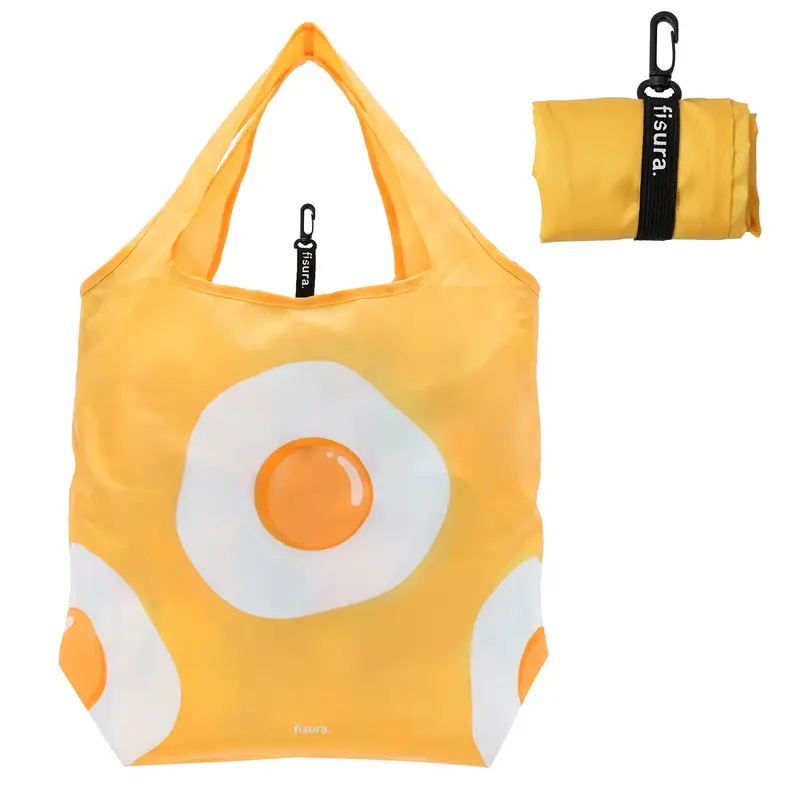 Bolsa compra plegable huevos