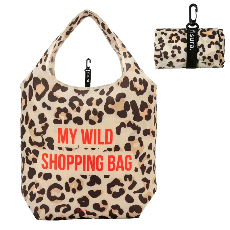 Bolsa compra plegable "My wild shopping bag"